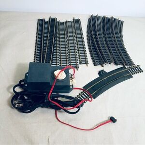Vtg Bachmann HO Scale Train Tracks And Transformers #6607 Tested Works